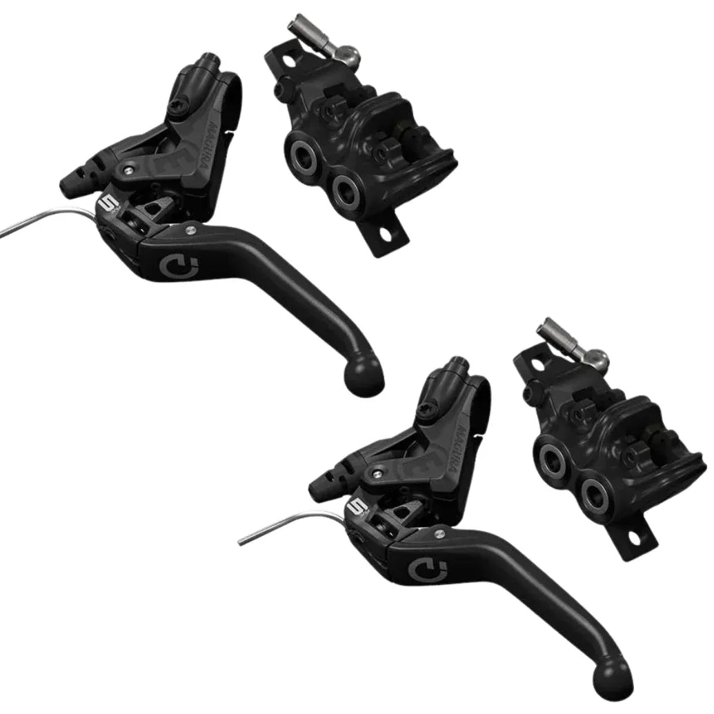 סט ידיות וקליפרים הידראולי עם ניתוק מגורה MAGURA MT5-e - Bikes Online