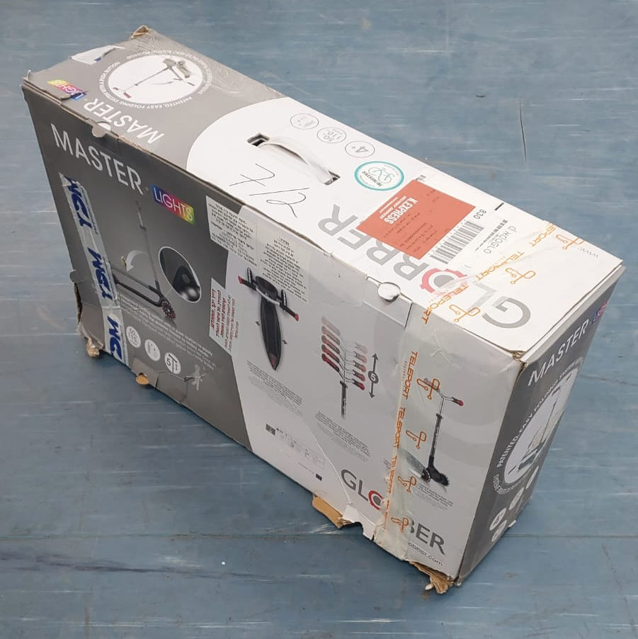 מוצר מציאון - קורקינט מאסטר לייטס מתקפל עם אורות לילדים גלובר Globber MASTER Lights