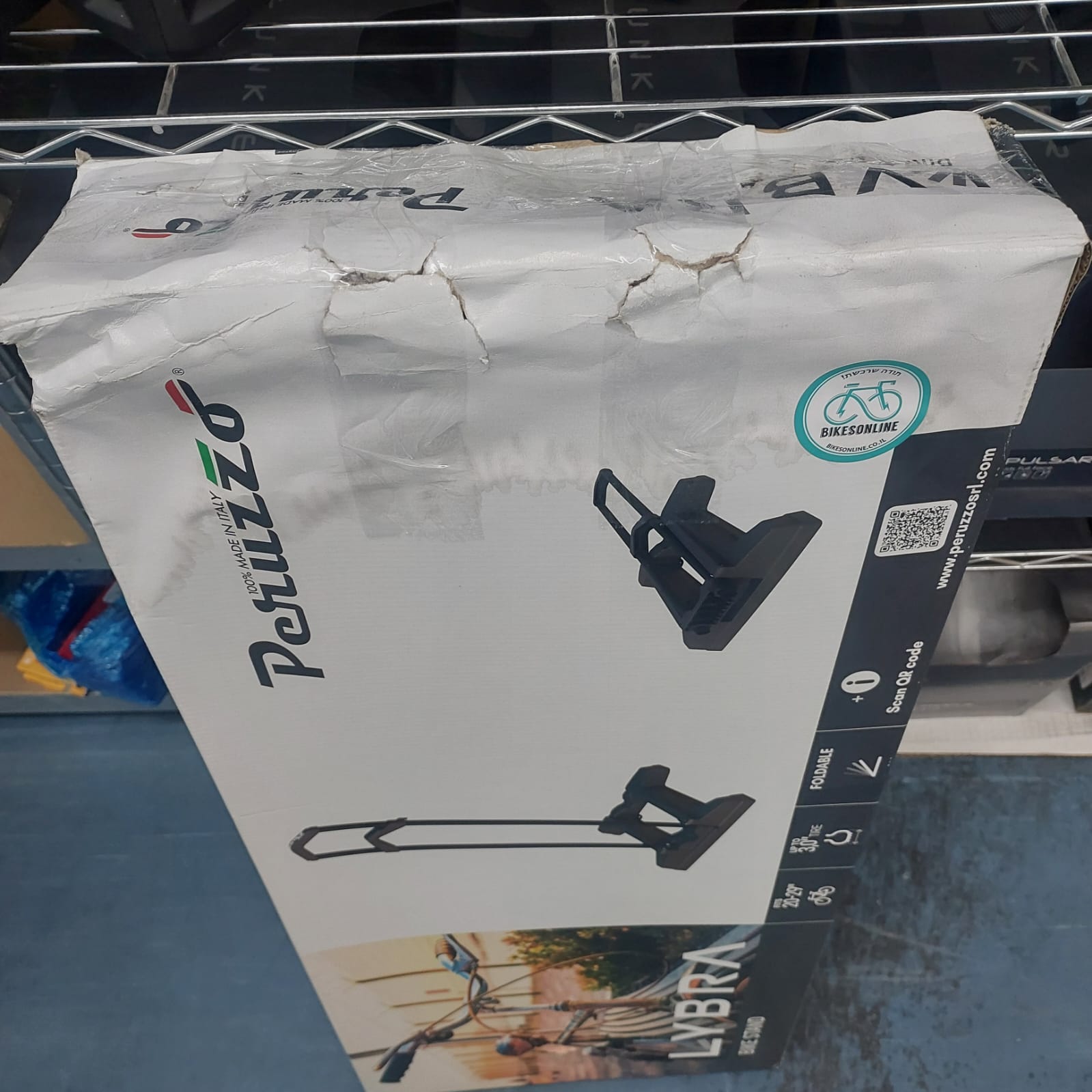 מוצר מציאון - פרוצו ליברה מתקן חנייה לאופניים מעמד לאופניים Peruzzo Lybra