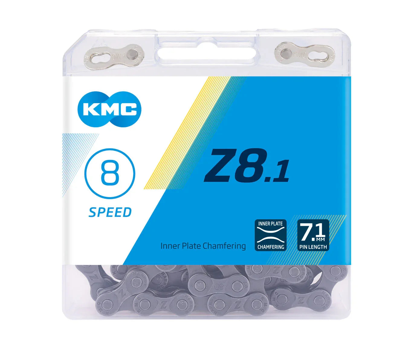 שרשרת אופניים ל-8 הילוכים KMC Z8.1 - Bikes Online