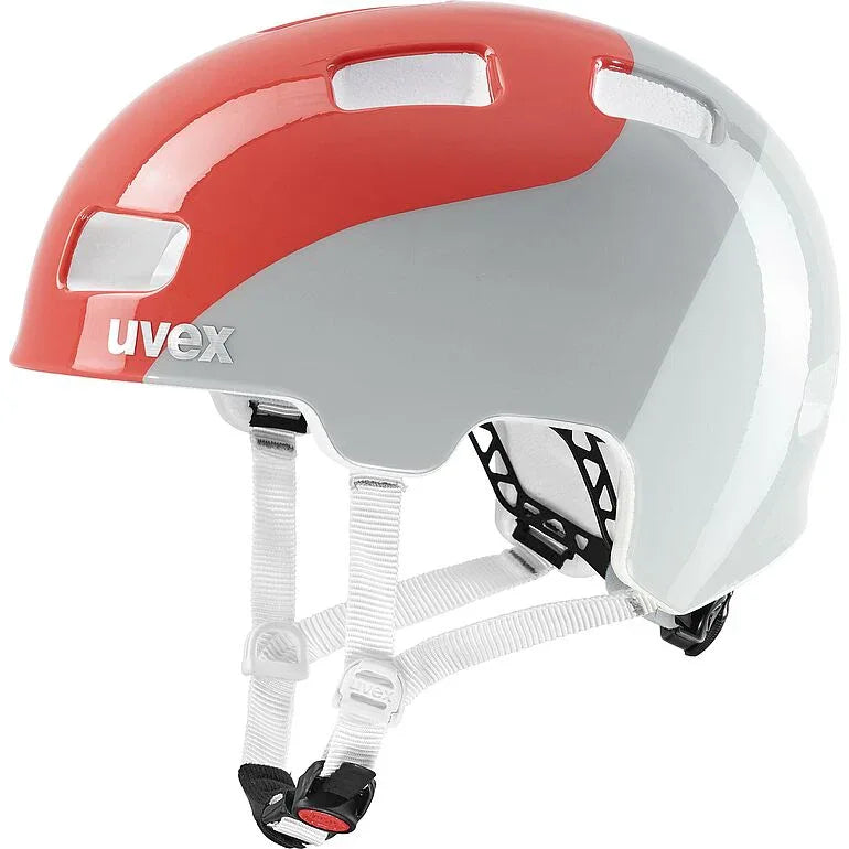 קסדת אופניים Uvex HLMT 4 כתום אפור - Bikes Online