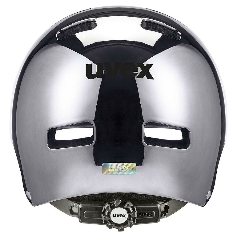 קסדת אופניים Uvex HLMT 5 Chrome אפור ניקל