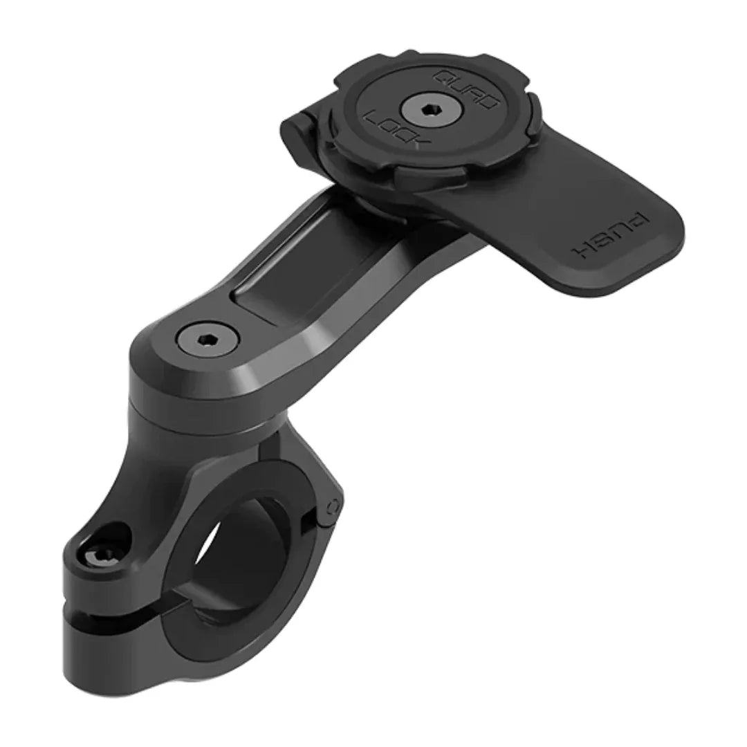 התקן מעמד לטלפון עם חיבור לכידון לאופנוע Quad Lock Motorcycle Handlebar Mount Pro Large - Bikes Online