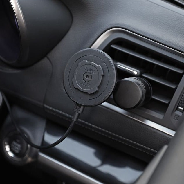 התקן מעמד לטלפון לרכב חיבור לתריסי מזגן Quad Lock Car Vent Mount