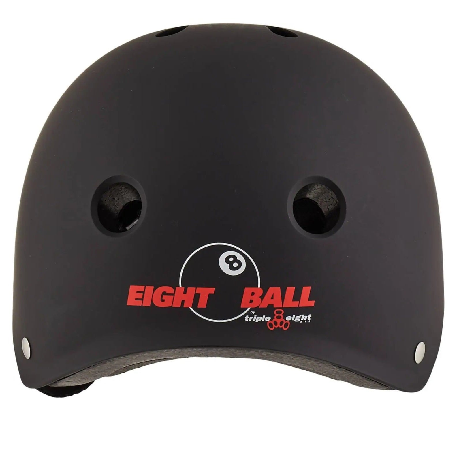 קסדה לאופניים קסדה לקורקינט לילדים ונוער Eight Ball שחור