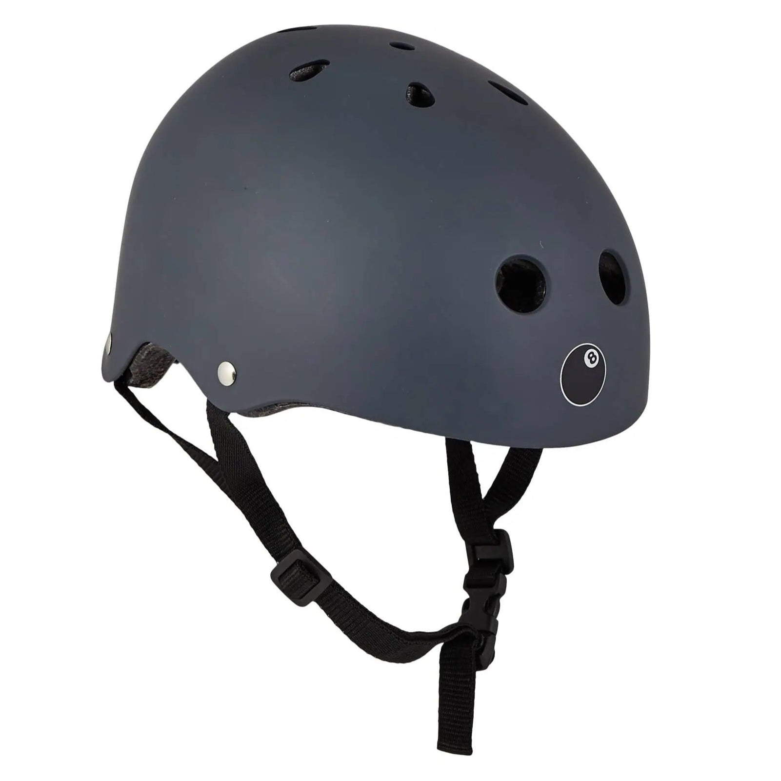 קסדה לאופניים קסדה לקורקינט לילדים ונוער Eight Ball אפור