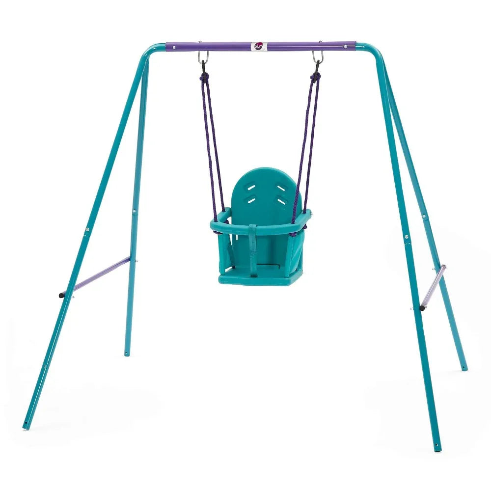 נדנדת מתכת לילדים 2 ב-1 לגינה פלאם Plum Swing Set - Bikes Online
