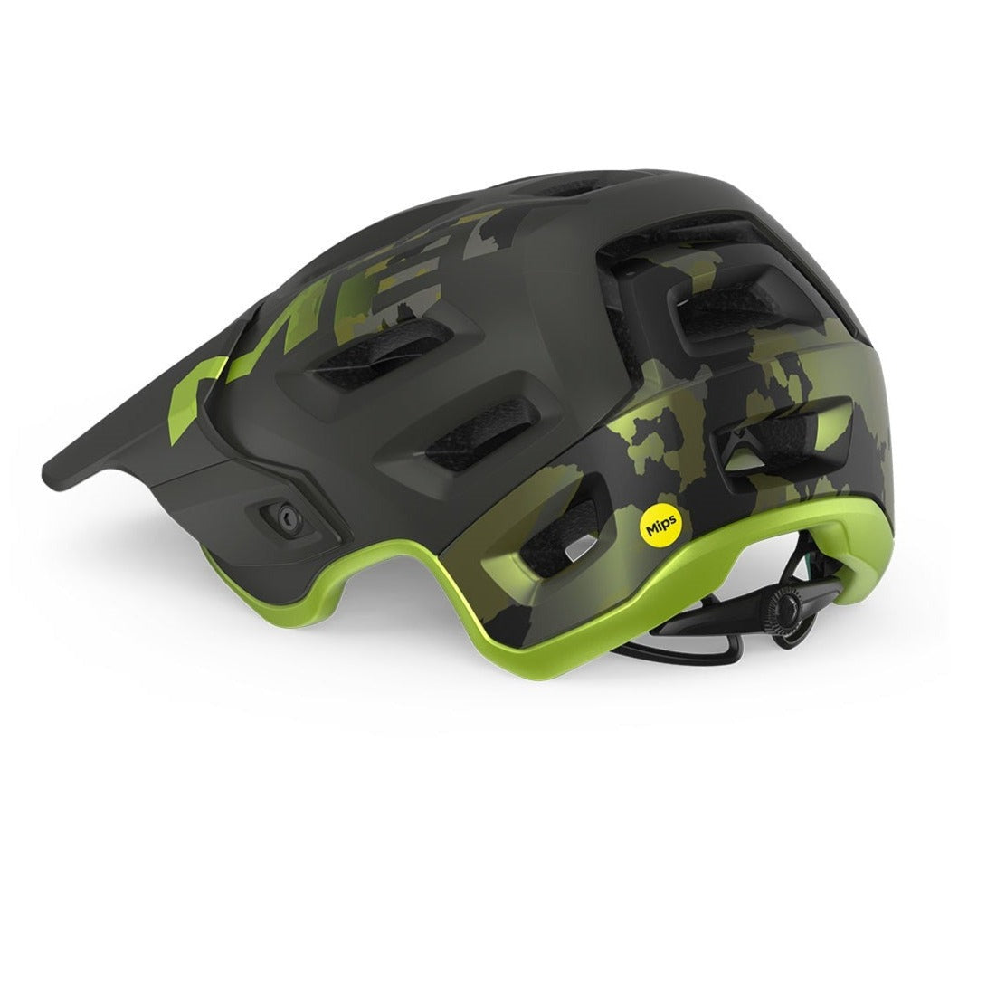 קסדה לאופני שטח מט רואם מיפס הסוואה ליים ירוק MET ROAM CAMO LIME GREEN