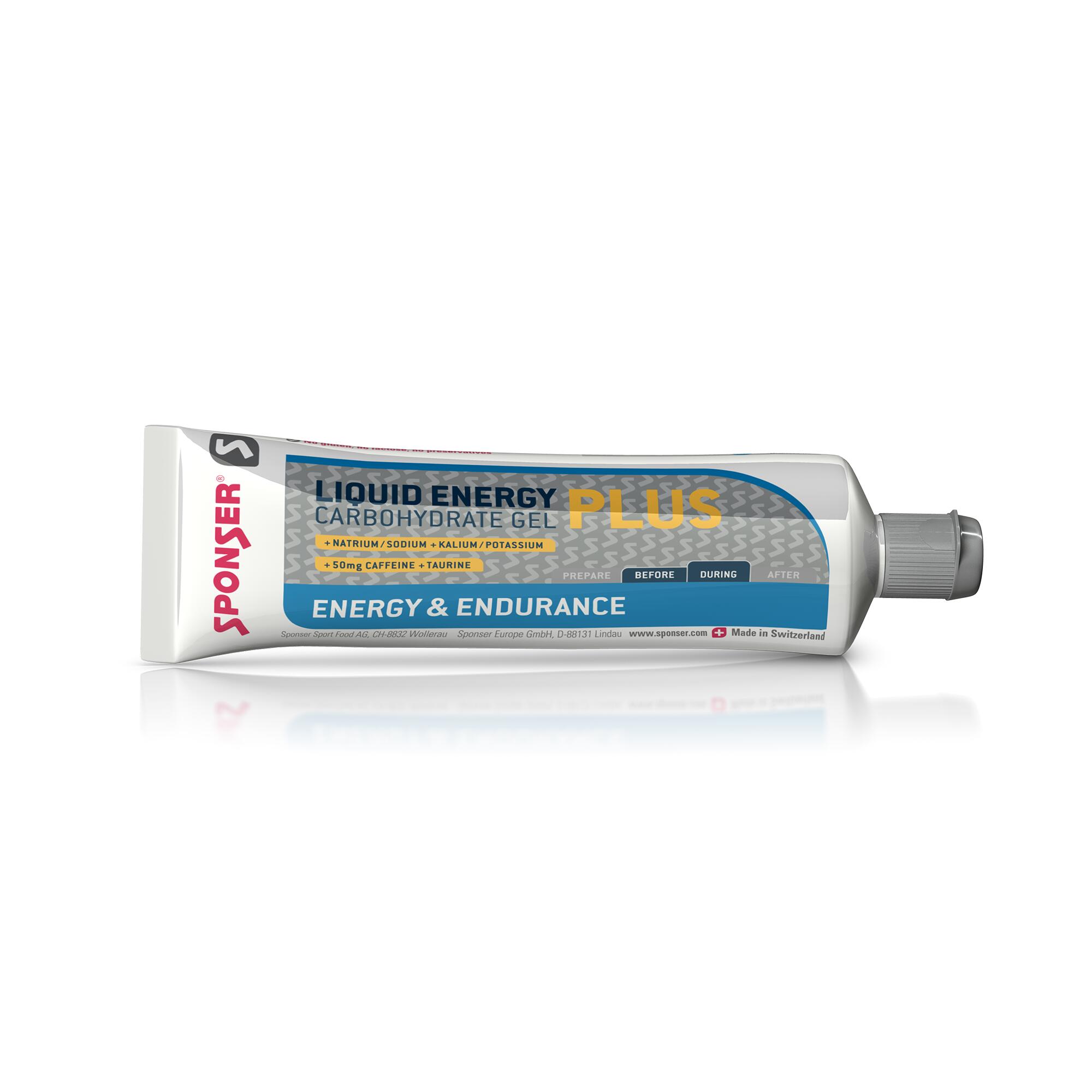 ג'ל אנרגיה עם קפאין Sponser Liquid Energy Plus