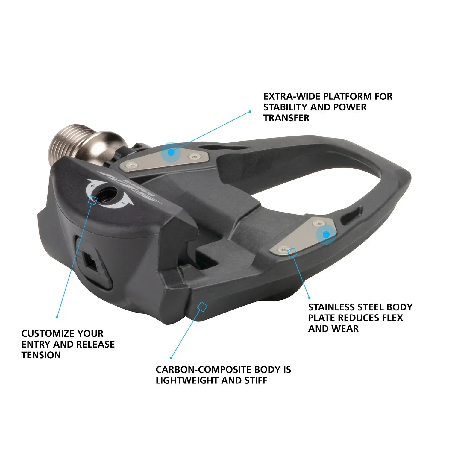 סט פדלים מתחברים SHIMANO 105 SPD-SL - Bikes Online
