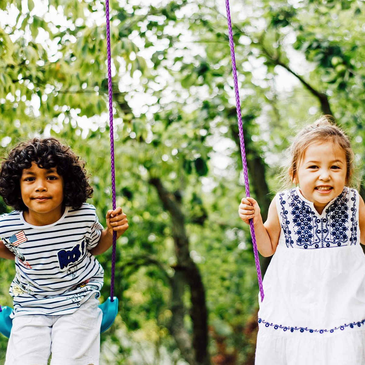 נדנדה כפולה לילדים לגינה פלאם Plum Sedna Double Swing