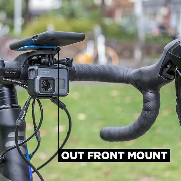 התקן מעמד לטלפון עם חיבור לכידון אופניים Quad Lock Out Front PRO - Bikes Online