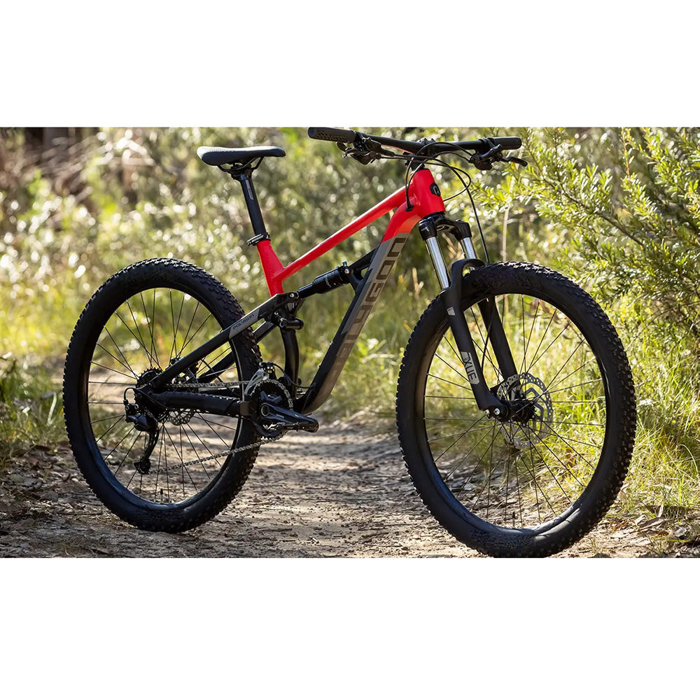 אופני הרים שיכוך מלא 27.5" פוליגון שחור אדום Polygon Siskiu D5 2024