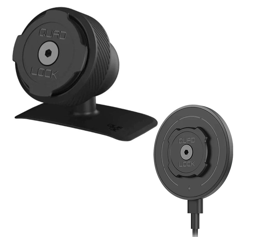 התקן מעמד לטלפון לרכב חיבור מדבקה לדשבורד Quad Lock Car Adhesive Dash Mount