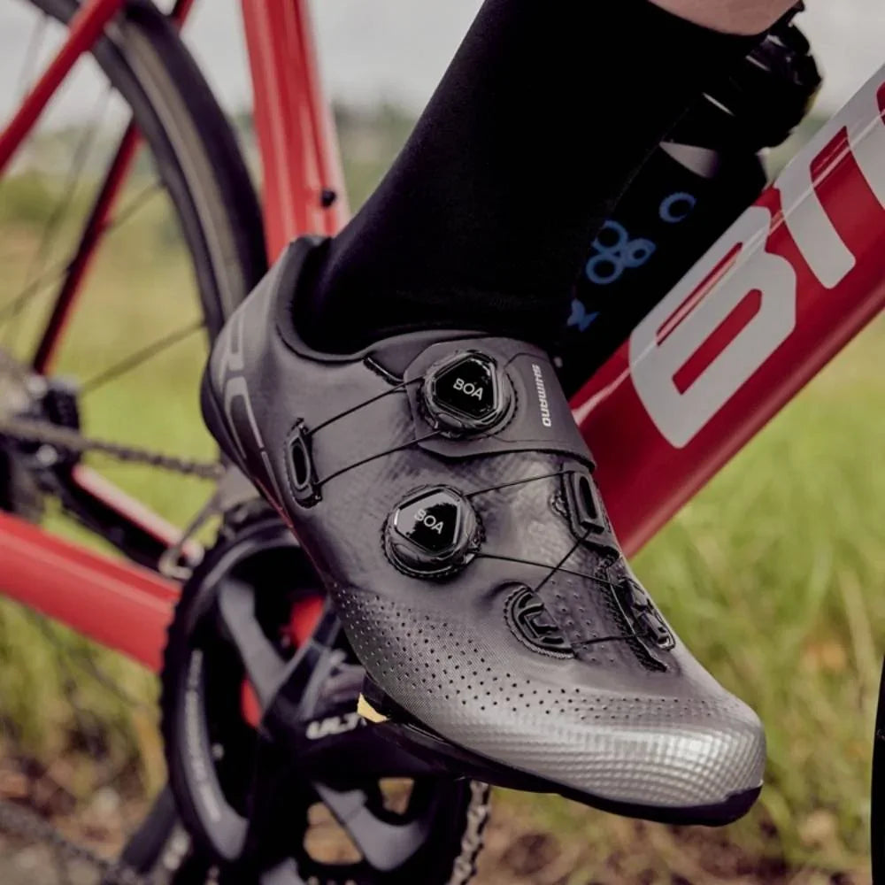 נעלי רכיבה לאופני כביש שימאנו Shimano SH-RC702 לבן - Bikes Online