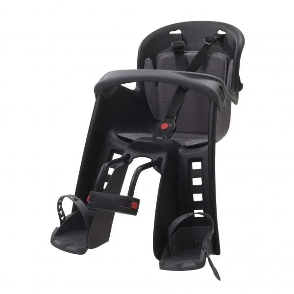 כסא קדמי לילד לאופניים עם חיבור קדמי Polisport BILBY JR אפור/בז - Bikes Online