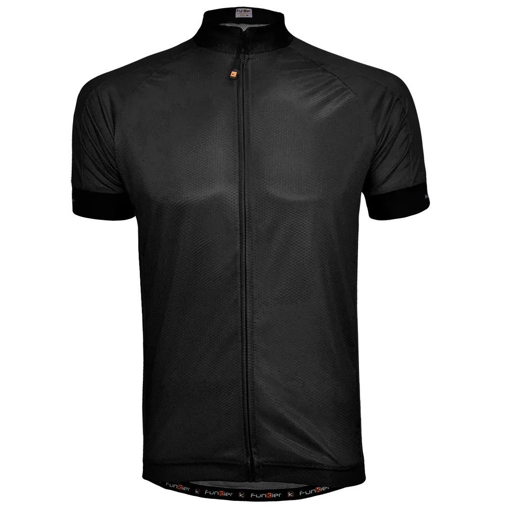 חולצת רכיבה קצרה לגברים פאנקייר Funkier Parma J930 BLACK - Bikes Online