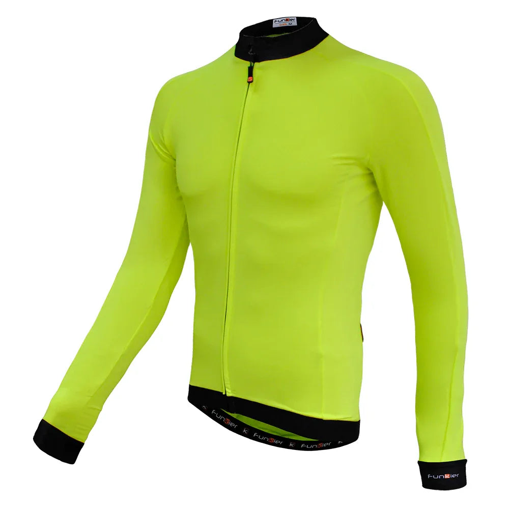 חולצת רכיבה קייצית לגברים פאנקייר Funkier J930-L Ref Yellow - Bikes Online