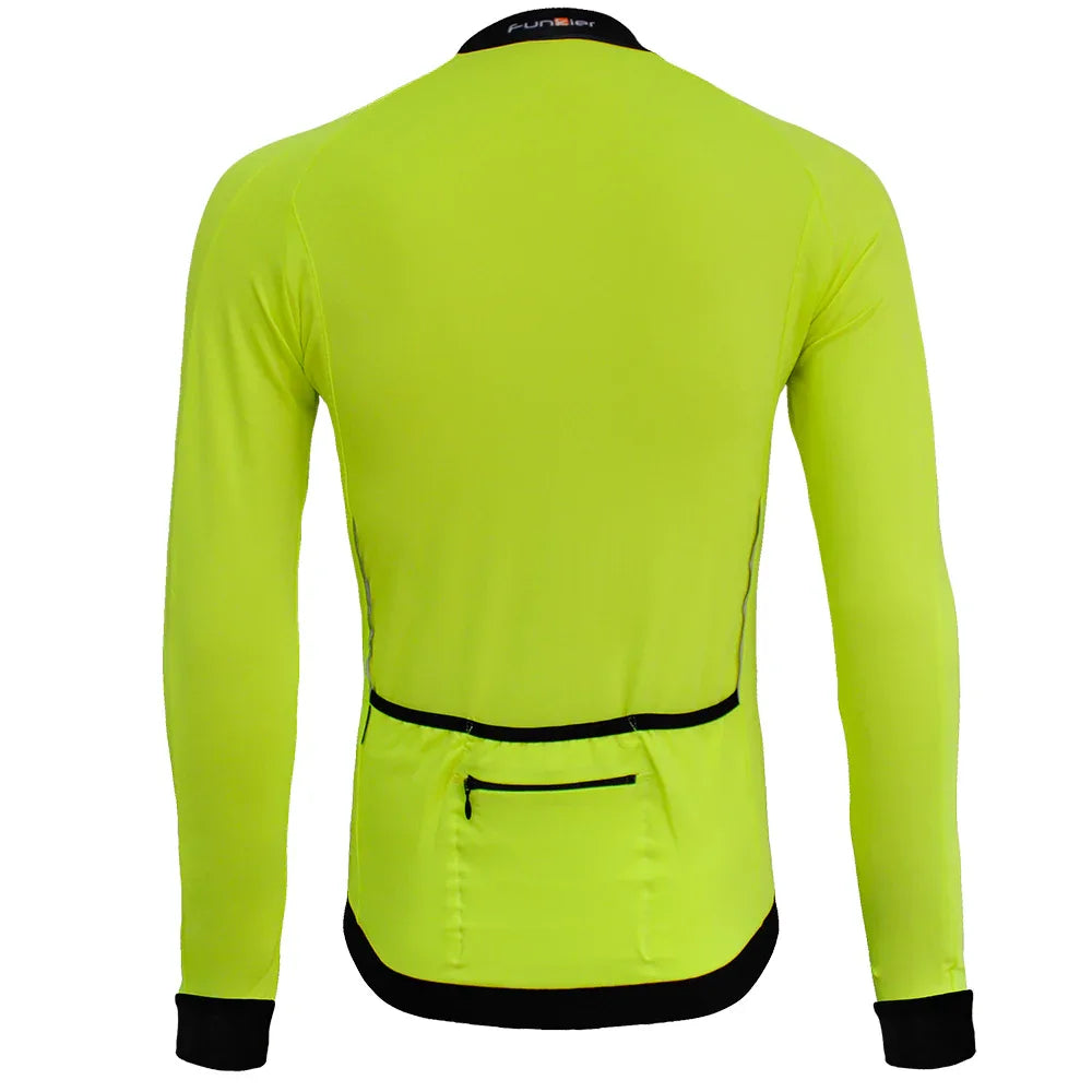 חולצת רכיבה קייצית לגברים פאנקייר Funkier J930-L Ref Yellow - Bikes Online