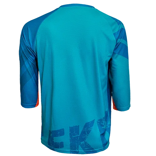 חולצת רכיבה פרי-רייד ארוכה לגברים פאנקייר Funkier Dolomiti JE846-L Green & orange - Bikes Online