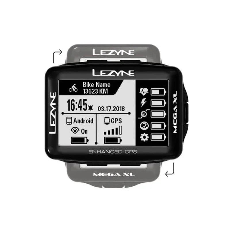 מחשב רכיבה GPS Lezyne Mega XL GPS y12 - Bikes Online