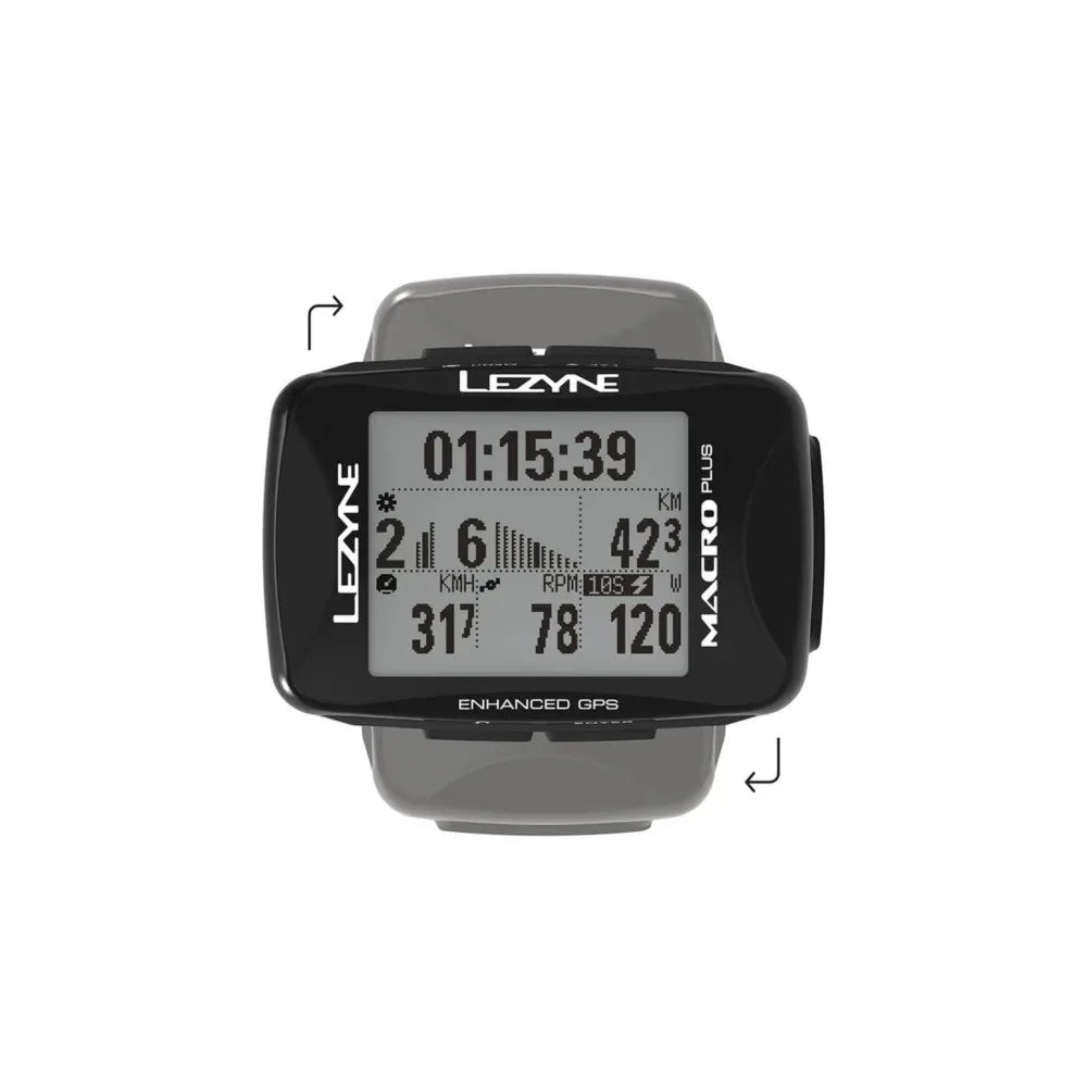 מחשב רכיבה GPS Lezyne Macro Plus y13 - Bikes Online