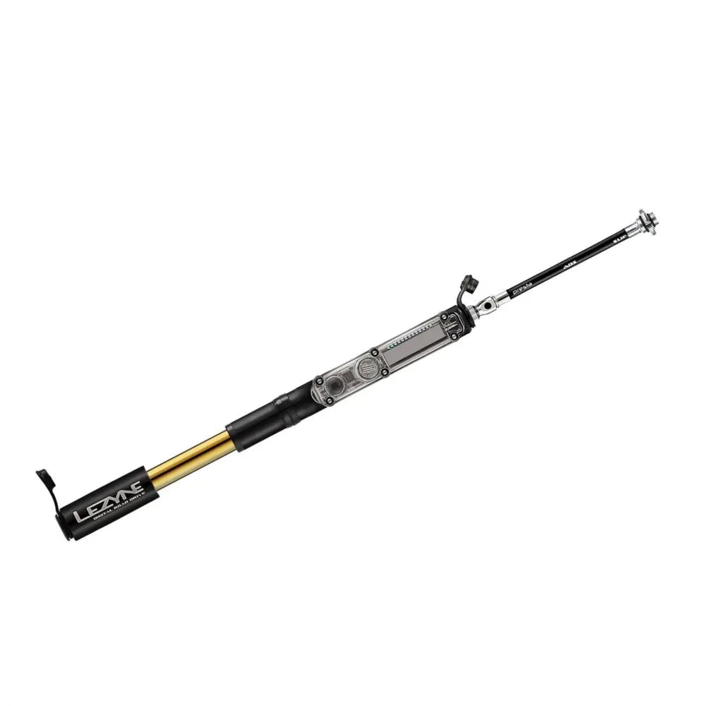 משאבה לאופניים מיני עם מד לחץ דיגיטלי Lezyne Digital Road Drive - Bikes Online