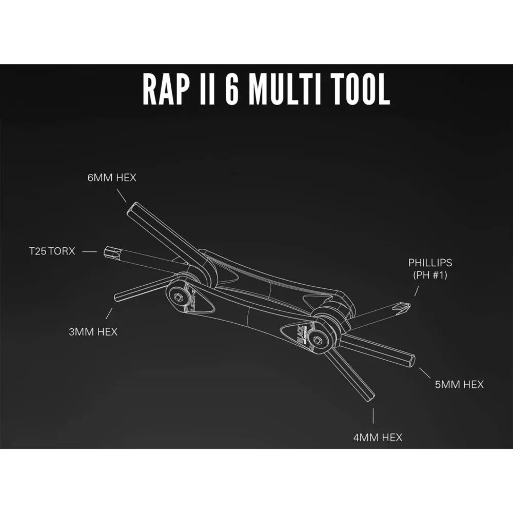 אולר כלים Lezyne Rap II 6 - Bikes Online