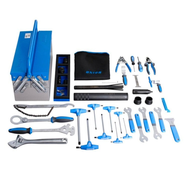 סט 34 כלים בארגז למכונאי נייד Unior דגם 1600E1N