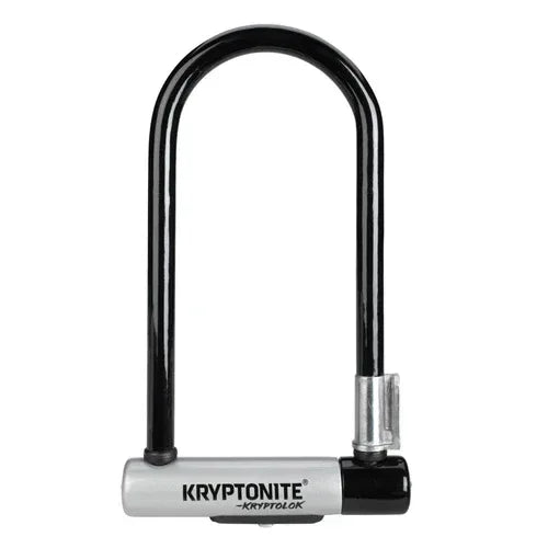 מנעול לאופניים קריפטולוק Kryptonite New U KryptoLok STD + Cable אפור - Bikes Online