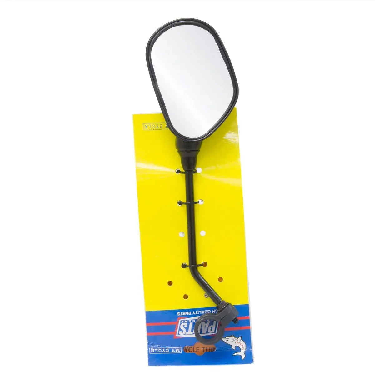 מראה לאופניים רחבה עם מוט ארוך להתקנה בחיבור לכידון - Bikes Online