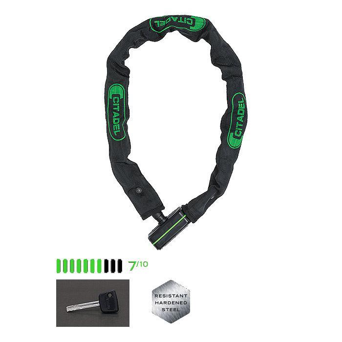 מנעול שרשרת לאופניים CITADEL ROME 85X8 רמת 7 - Bikes Online