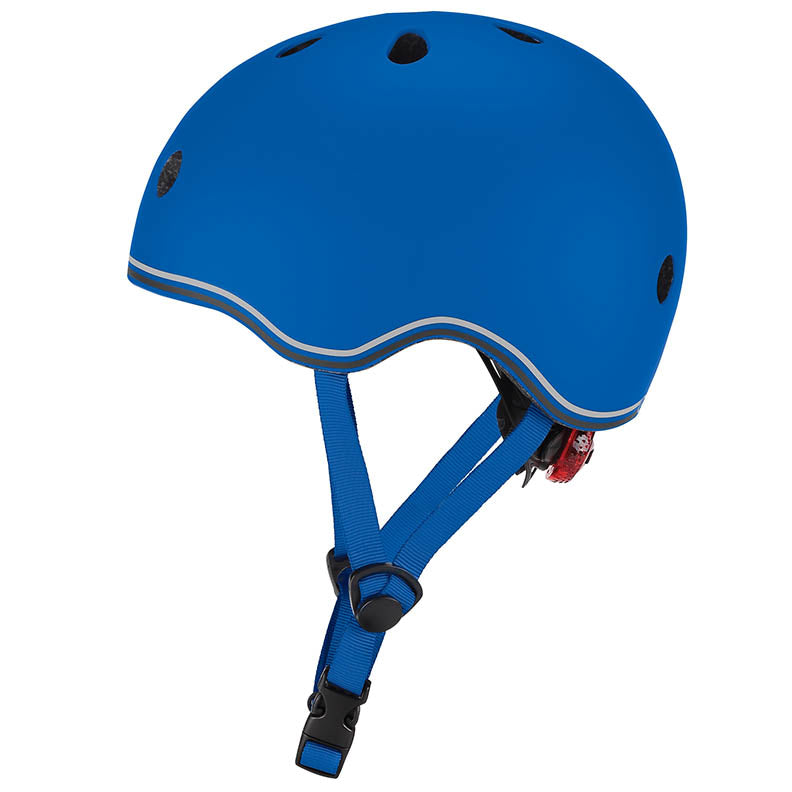 קסדה לאופניים לתינוקות עם אור אחורי כחול עמוק Globber