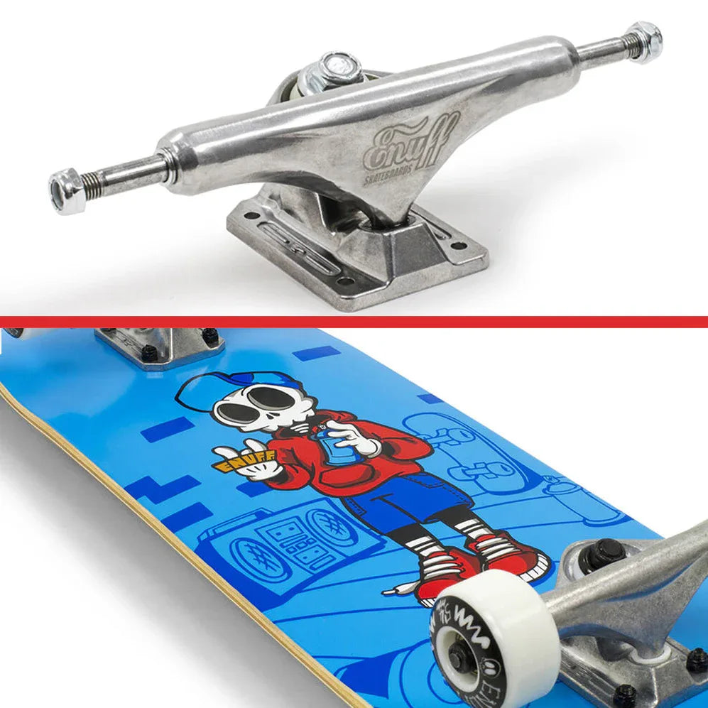 סקייטבורד לילדים פעלולים סטריט ENUFF SKULLY כחול - Bikes Online