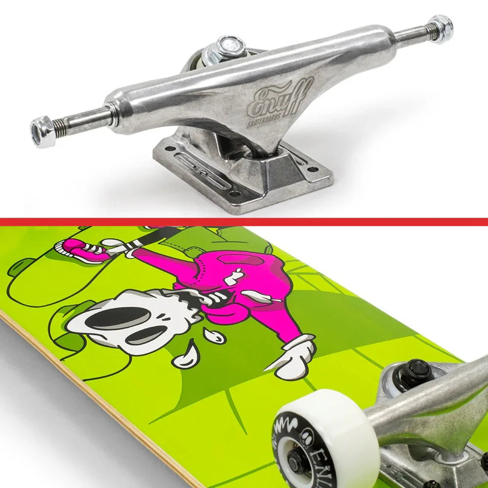 סקייטבורד לילדים פעלולים סטריט ENUFF SKULLY ירוק - Bikes Online