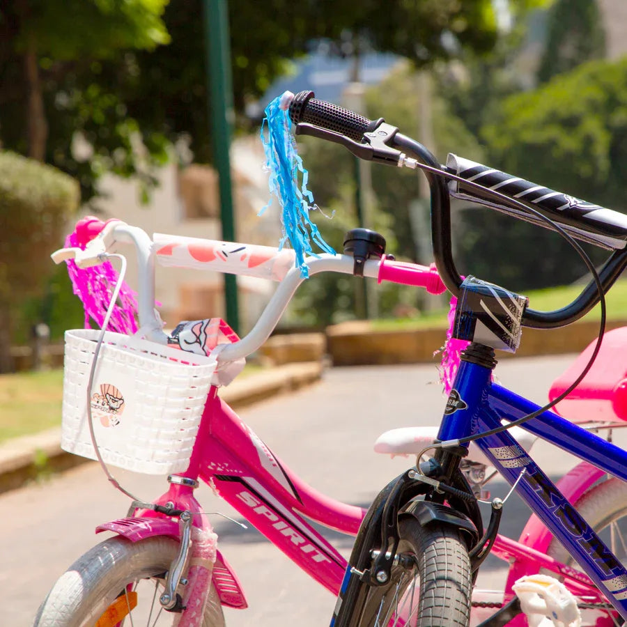 ציציות סרט קישוט לכידון בצבע כחול או ורוד - Bikes Online