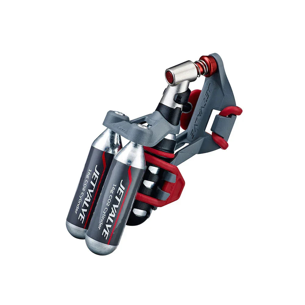 שסתום לחץ ובקבוק cO2 למילוי מהיר Jetvalve Weldtite - Bikes Online