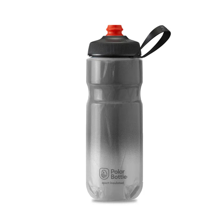 בקבוק מים לאופניים 20/24 לחיץ תרמי קר שחור Polar Bottle SurgeCap - Bikes Online