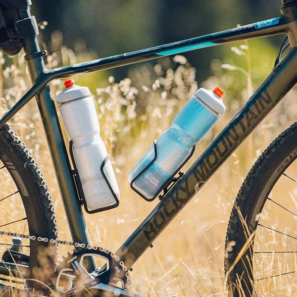 בקבוק מים לאופניים 20/24 לחיץ תרמי קר שחור Polar Bottle SurgeCap - Bikes Online