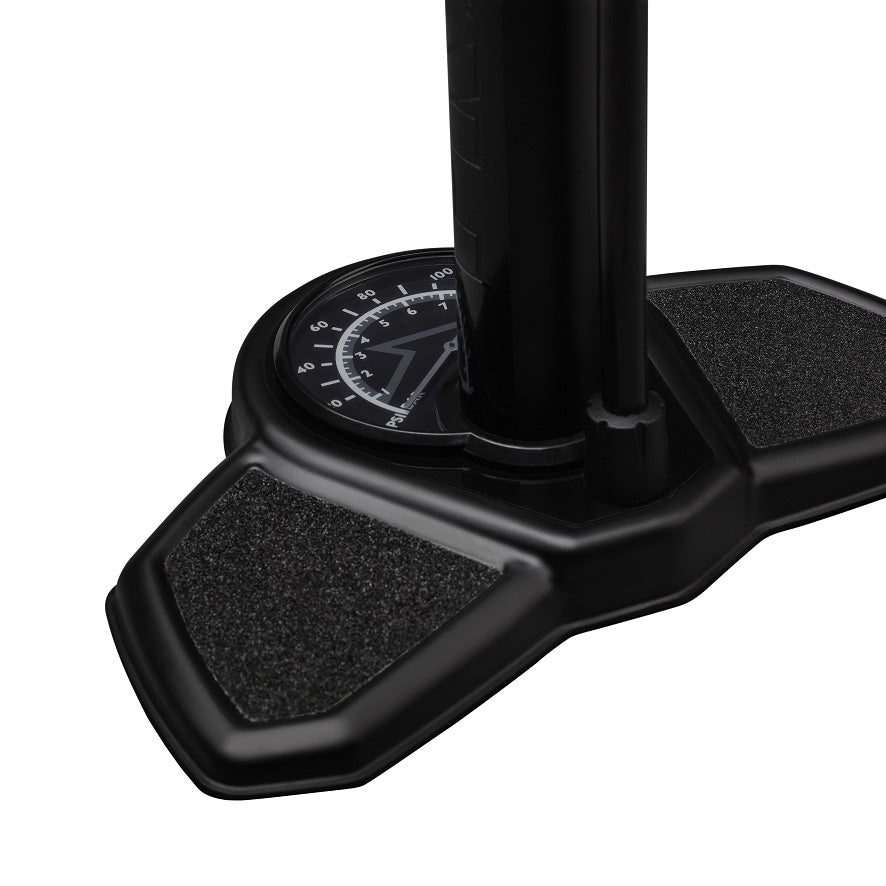 משאבת רצפה לאופניים עם מד לחץ וראש חכם Pro floor pump competition