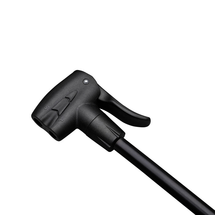 משאבת רצפה לאופניים עם מד לחץ וראש חכם Pro floor pump competition