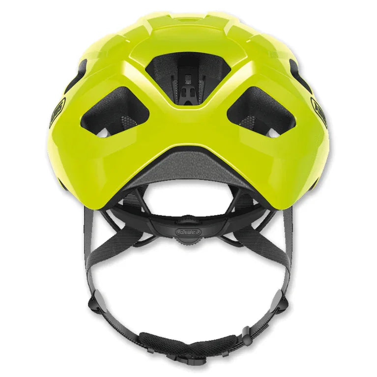 קסדה לאופניים אבוס ABUS MACATOR צהוב Signal Yellow - Bikes Online