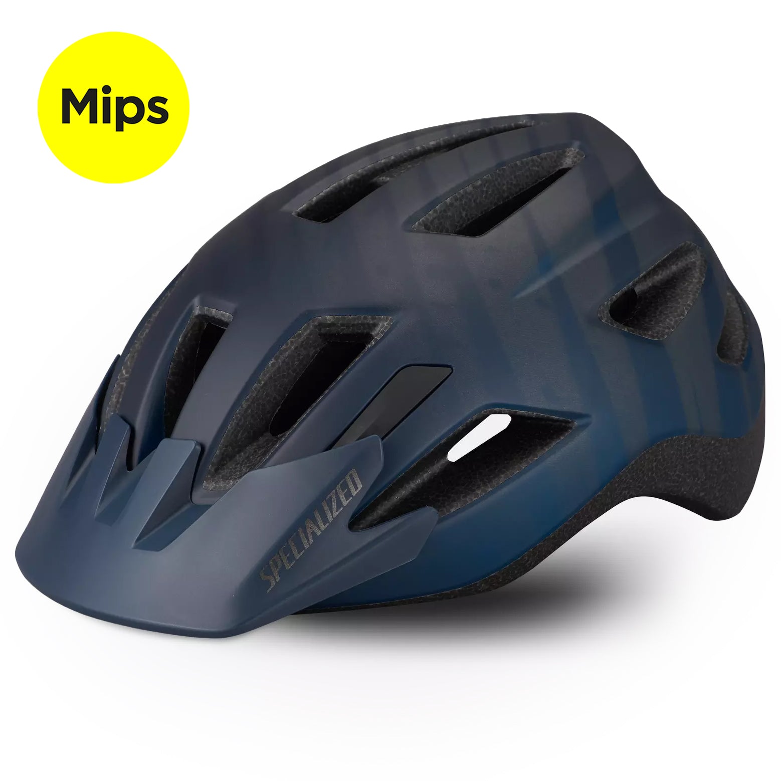 קסדה לאופניים לנוער SPECIALIZED עם הגנת מיפס MIPS ופנס לד Shuffle כחול נמר