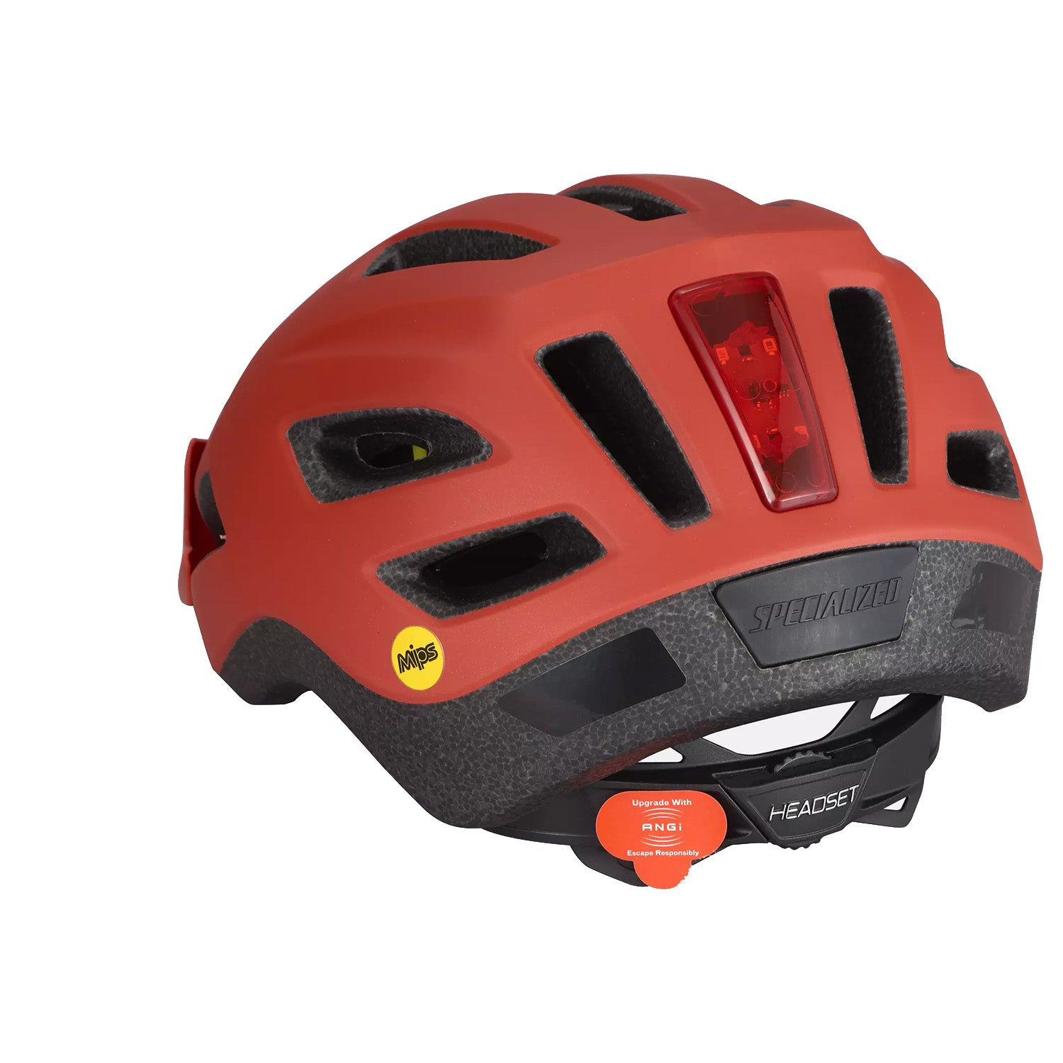 קסדה לאופניים לנוער SPECIALIZED עם הגנת מיפס MIPS ופנס לד Shuffle כתום