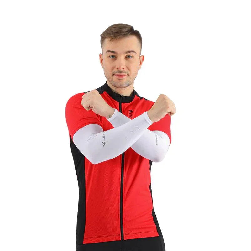 זוג שרוולים נגד שמש בצבע שחור - Bikes Online