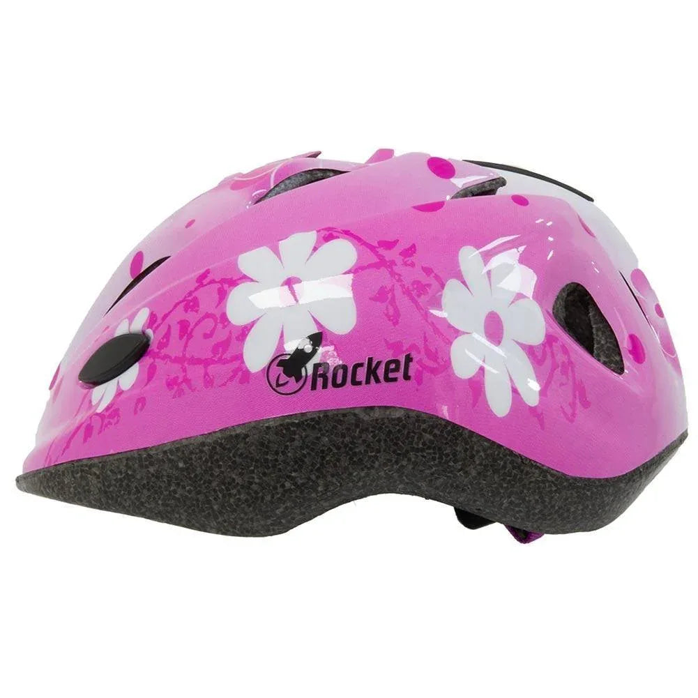 קסדת אופניים לילדים קסדת קורקינט לילדים Rocket ורוד - Bikes Online