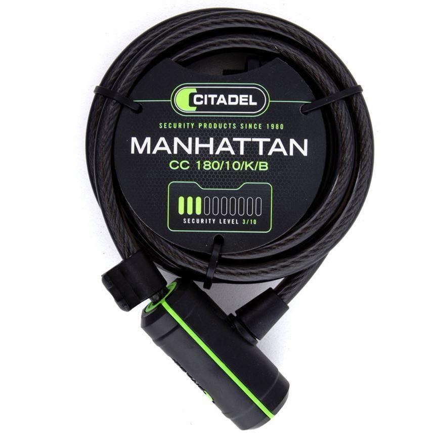 מנעול כבל CITADEL MANHATTAN 180X10 רמה 3 - Bikes Online