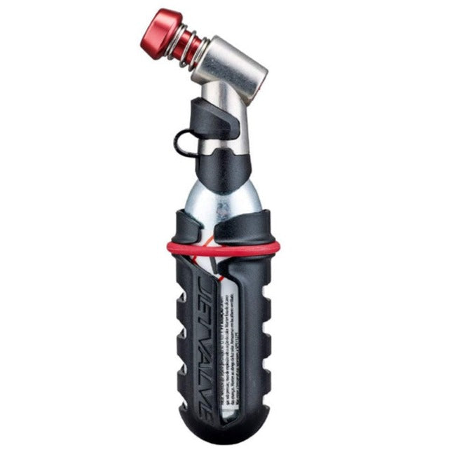 שסתום לחץ ובקבוק cO2 למילוי מהיר Jetvalve Weldtite