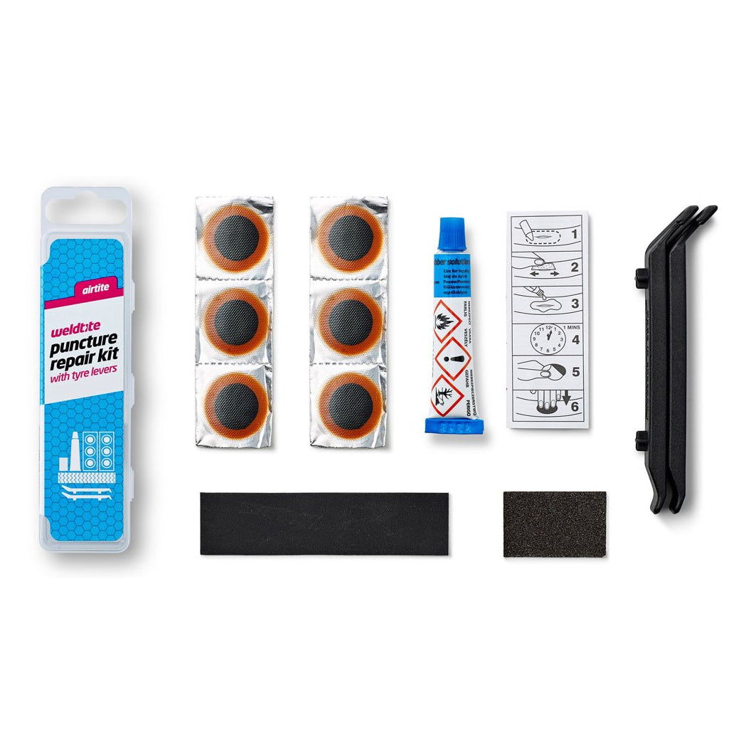 קיט לתיקון פנצ'ר וולדטייט עם חולצים WELDTITE