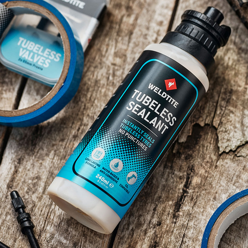 240m Weldtite חומר איטום לפנצ'רים/לטיובלס וולדטייט עם צינורית מילוי